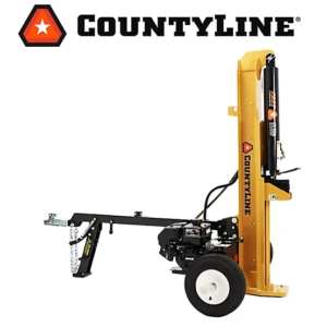 CountyLine 25-Ton Gas Log Splitter – Horizontal & Vertical Wood Splitter with Kohler 6.5HP Engine