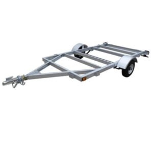 Mowterra STIRLING 4×8 Galvalume Utility Trailer – Compact Kit Build with 1000 lb Load Capacity