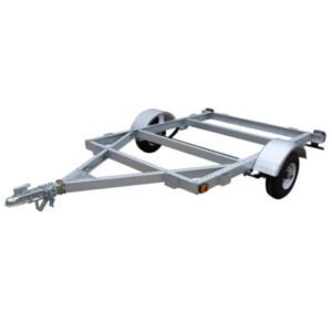 Mowterra STIRLING 4×6 Galvalume Kit Trailer – Durable Small Utility Trailer, 800 lb Load