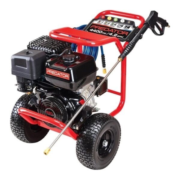 Industrial Gas Pressure Washer – 4400 PSI, 4.2 GPM, 13HP Power for Contractors