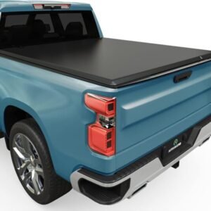 AUTOSAVER88 Soft Tri-Fold Tonneau Cover for 2019–2025 Silverado/Sierra 1500 (New Body Style) 5.8ft Bed – Not for Multi-Flex or CarbonPro