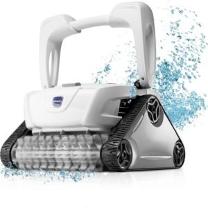 Polaris P825 Robotic Pool Vacuum – Inground Cleaner with Wall Climb & Cyclonic Suction, 40ft Range