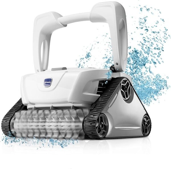 Polaris P825 Robotic Pool Vacuum – Inground Cleaner with Wall Climb & Cyclonic Suction, 40ft Range