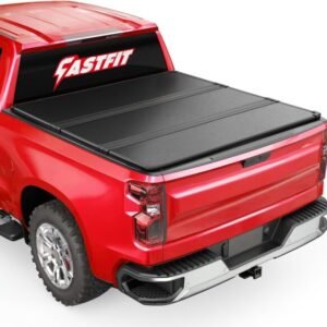 Hard Tri-Fold Tonneau Cover for 2019–2025 Silverado/Sierra 1500 5.8ft Bed – Heavy-Duty, Weatherproof | Not for CarbonPro