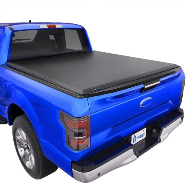 Tyger Auto T1 Soft Roll-Up Tonneau Cover for 2021–2025 Ford F-150 & Lightning | 5.5ft (67″) Bed