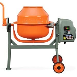 YARDMAX YM0046 1.6 Cu. Ft. Portable Concrete Mixer – Compact, Durable, and Easy to Assemble