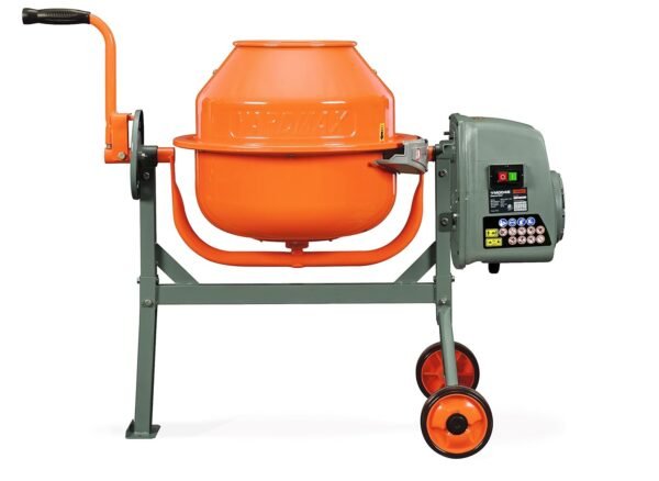 YARDMAX YM0046 1.6 Cu. Ft. Portable Concrete Mixer – Compact, Durable, and Easy to Assemble
