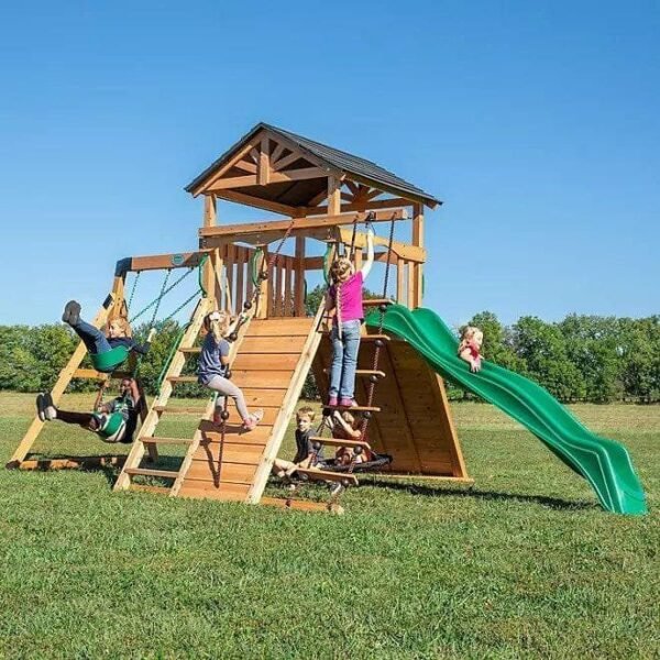 Mowterra Discovery Endeavor Cedar Swing Set