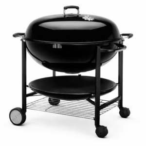 Weber Ranch Kettle 37-Inch Extra-Large Charcoal Grill – Massive 1,104 Square Inch Grilling Surface with Porcelain-Enameled Steel and Heavy-Duty Hinged Grates