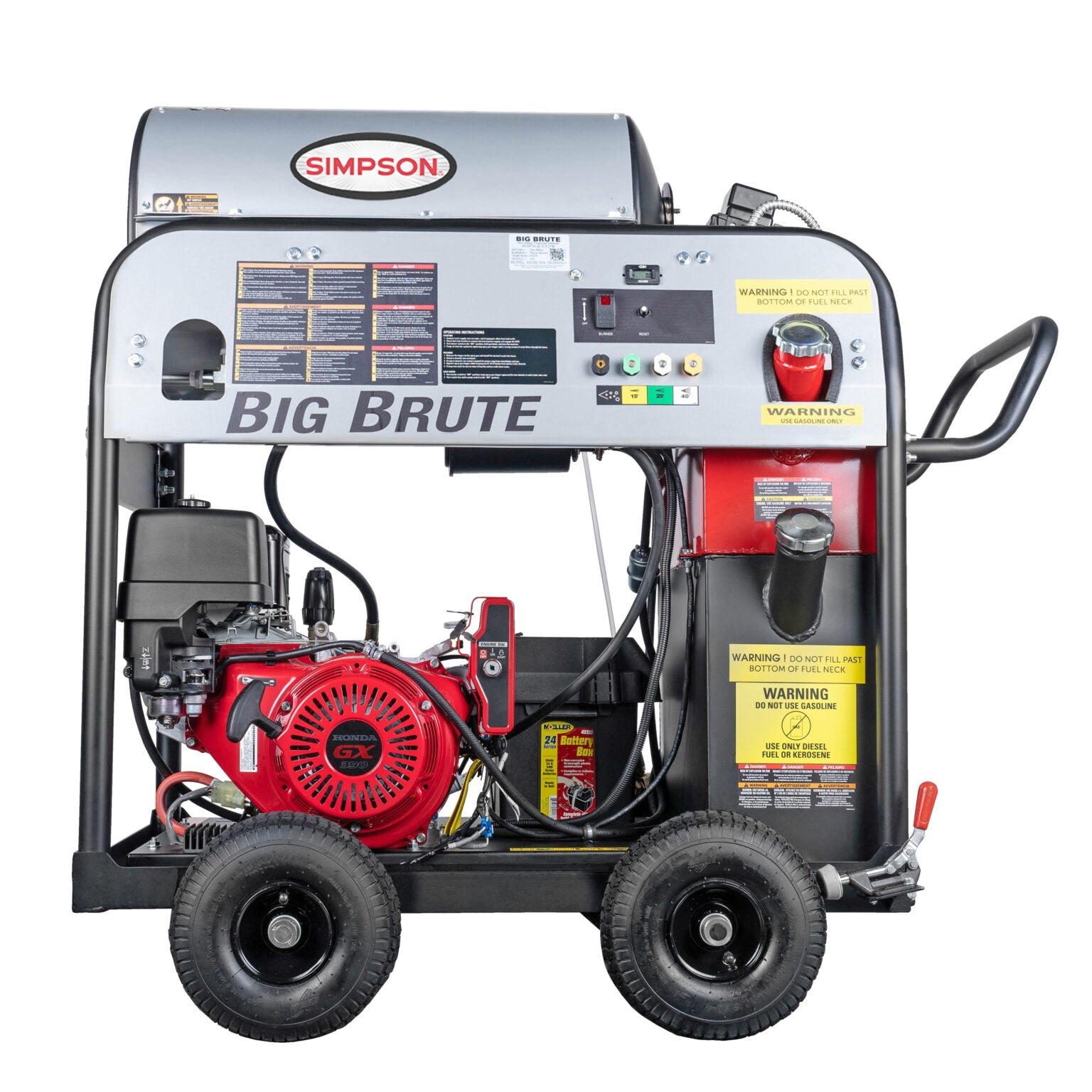 Simpson Big Brute BB65106 Industrial Hot Water Pressure Washer – 4000 PSI at 4.0 GPM with Vanguard® V400 Engine and Diesel-Fired Burner System - Image 3