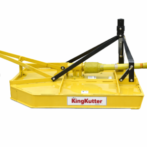 King Kutter 4-Foot Rotary Kutter – Heavy-Duty 40 HP Gearbox with Cat. 1 3-Point Flex Hitch and Shielded PTO Shear Pin Protection