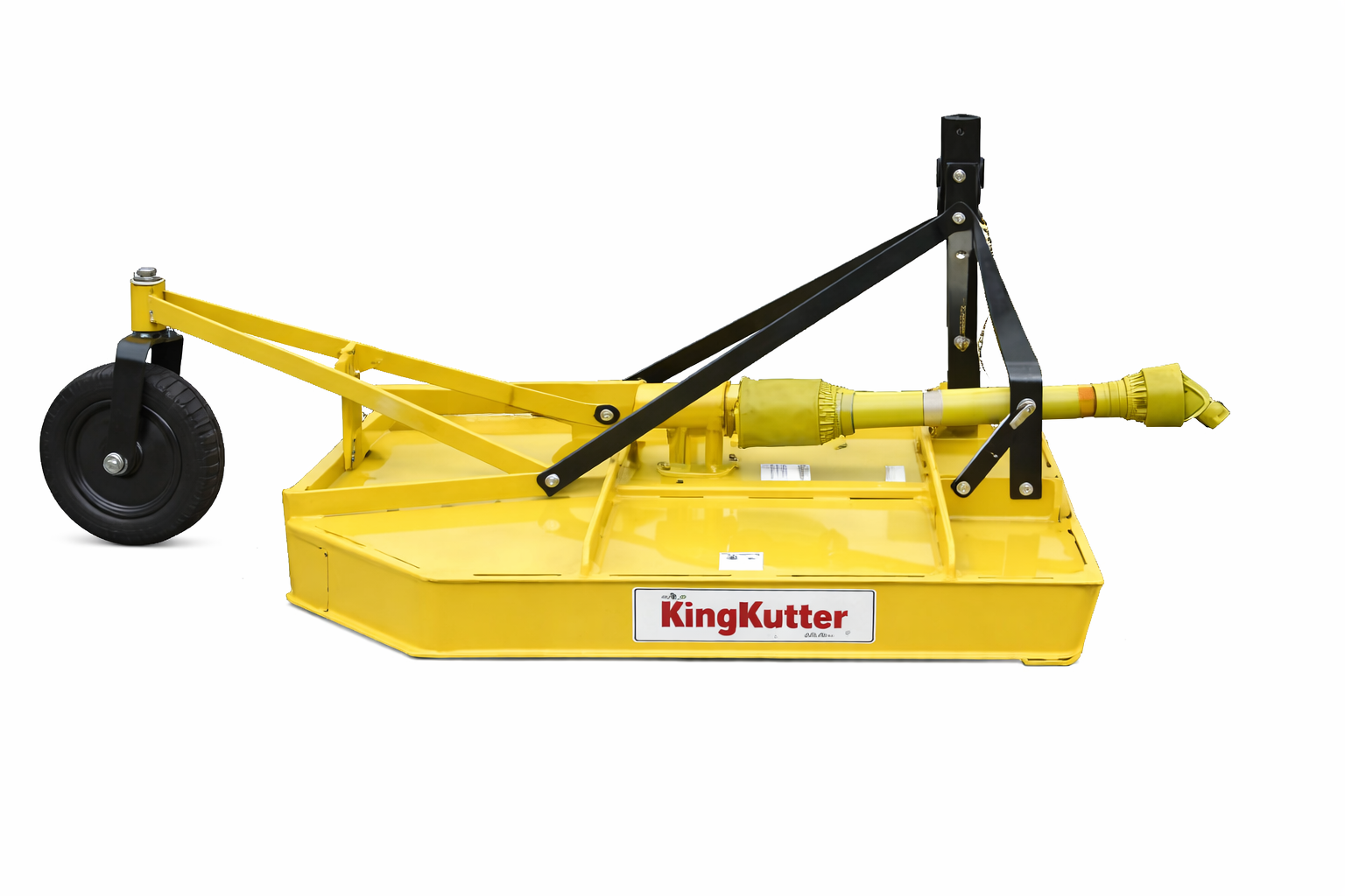King Kutter 4-Foot Rotary Kutter – Heavy-Duty 40 HP Gearbox with Cat. 1 3-Point Flex Hitch and Shielded PTO Shear Pin Protection