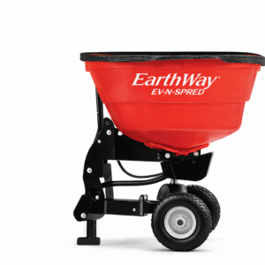 EarthWay Precision Push Broadcast Spreader – High-Capacity Rust-Proof Hopper with EV-N-SPRED® Technology and Large High-Traction Pneumatic Tires