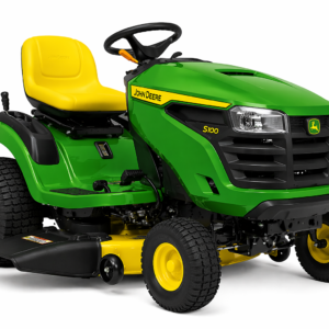 John Deere S100 Lawn Tractor – 17.5 HP Engine, 42-Inch Edge™ Mower Deck, and Easy-to-Use Hydrostatic Transmission