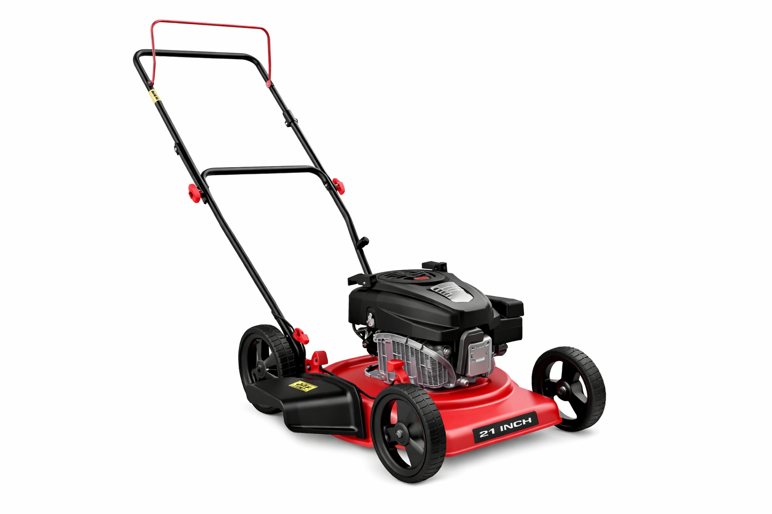 PowerSmart DB8618C 18-Inch Gas Push Lawn Mower – 144cc 4-Stroke OHV Engine, 2-in-1 Side Discharge and Mulching, and Durable Steel Deck