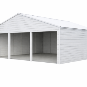 VersaTube Frontier 24' x 24' x 9' DIY Steel Garage Kit – Heavy-Duty 2" x 3" Galvanized Frame with Slip-Fit Technology and 29-Gauge Metal Sheathing