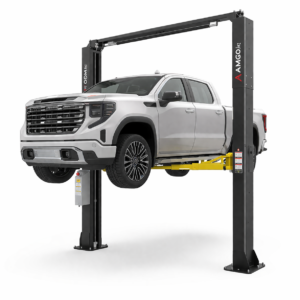 BendPak HD-9XL 9,000-lb. Capacity Four-Post Lift – Extended-Length Vehicle Lift with Standard Width, Multi-Level Safety Locks, and 75-Inch Lifting Height (SKU: 5175859)